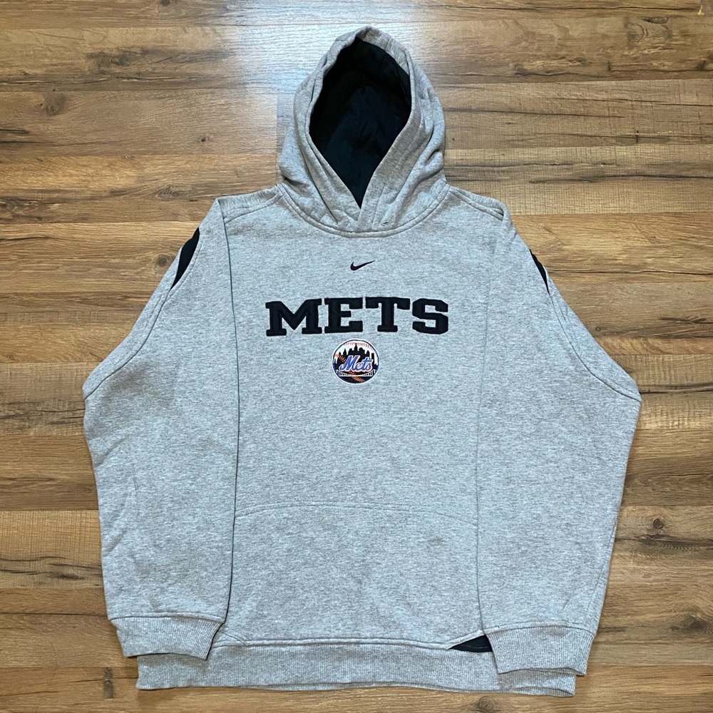Y2K Nike Team Center Swoosh New York Mets Hoodie